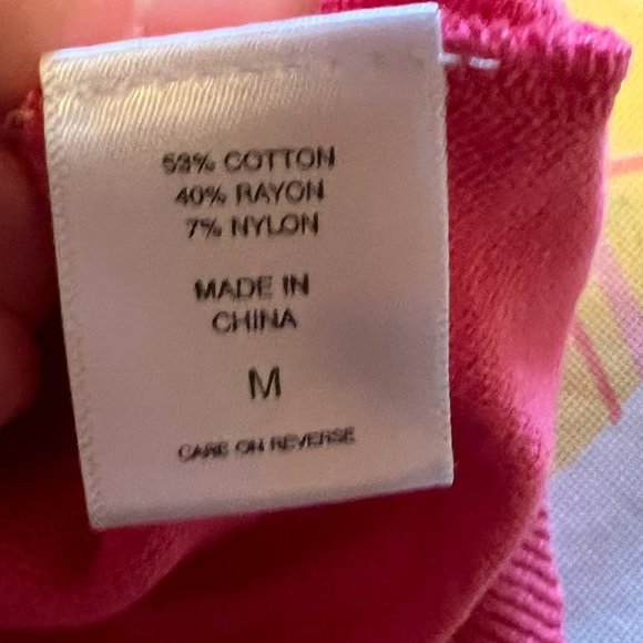 New York & Company Pink Dolman Sleeve Drape Neck Sweater - Medium - Picture 5 of 5